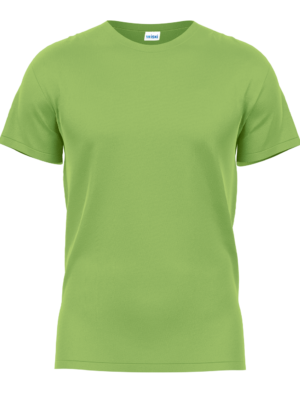 Детска тениска с къс ръкав севтло зелен цвят лице 10iski