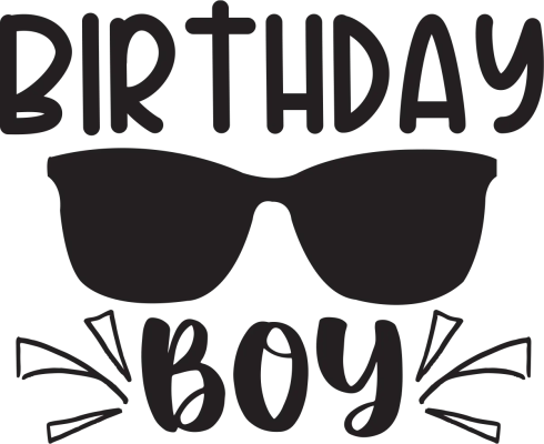 Birthday Boy — черни слънчеви очила