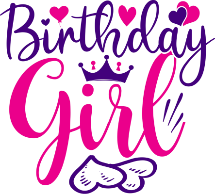 Birthday Girl — с корона и сърца