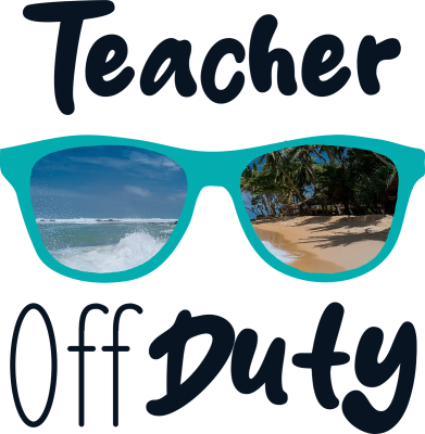 Teacher Off Duty — очила с плаж